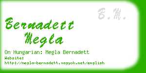 bernadett megla business card